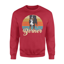 Load image into Gallery viewer, Custom name Berner dog personalized gift Crew Neck Sweatshirt