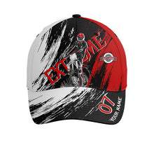 Load image into Gallery viewer, Custom Dirt Bike Cap - Red Motocross BWB Hat Extreme Cap For Biker Off-Road Motorcycle CDT22