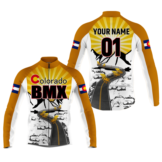 Custom Colorado Mens Womens BMX Cycling Jersey Cyclist Bicycle Motocross Race Biking Riders| NMS802