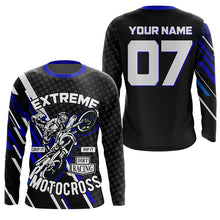 Load image into Gallery viewer, Extreme Motocross Jersey Personalized UV Protective Dirt Bike MX Racing Long Sleeves NMS1164
