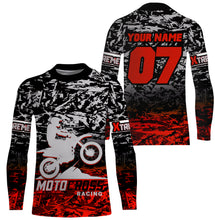 Load image into Gallery viewer, Custom camo motocross jersey UV Protect kid&amp;adult dirt bike extreme MX racing off-road long sleeve| NMS888