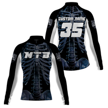 Load image into Gallery viewer, Custom Mens Womens MTB Cycling Jersey Mountain Bike Bone Bicycling Downhill| NMS814