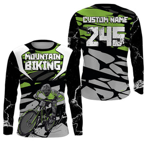 Mountain biking jersey kids youth UPF30+ MTB shirt boys girls cycling jersey mens downhill clothes| SLC255