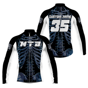 Custom Mens Womens MTB Cycling Jersey Mountain Bike Bone Bicycling Downhill| NMS814