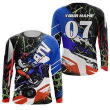 Load image into Gallery viewer, Custom ATV Motocross Jersey UPF30+ Quad Bike Shirt Adult Youth Off-road Racing NMS1343