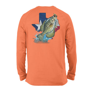 Crappie season Texas crappie fishing - Standard Long Sleeve