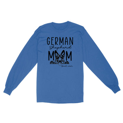 Womens German Shepherd Mom Best Ever Shirt Funny Dog Mom Gift Smiling Dog Standard Long Sleeve FSD2366D08