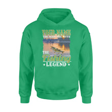 Load image into Gallery viewer, The man the myth the fishing legend shirt - Standard Hoodie