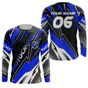 Motocross jersey kid adult UPF30+ custom dirt bike off-road shirt Work Less Ride More motorcycle PDT313