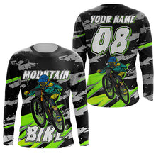 Load image into Gallery viewer, Kids mountain bike jersey UPF30+ MTB shirt mens cycling jersey boys girls riding jersey biking top| SLC268