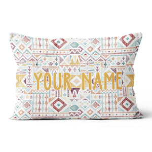 Vintage Bohemian Pattern Custom Pillow Personalized Golf Gifts LDT1129