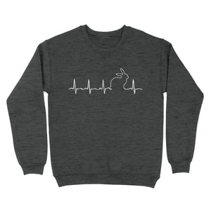 Men’s Rabbit hunting Shirt, Rabbit Pulse Heartbeat Sweatshirt - FSD3787 D06