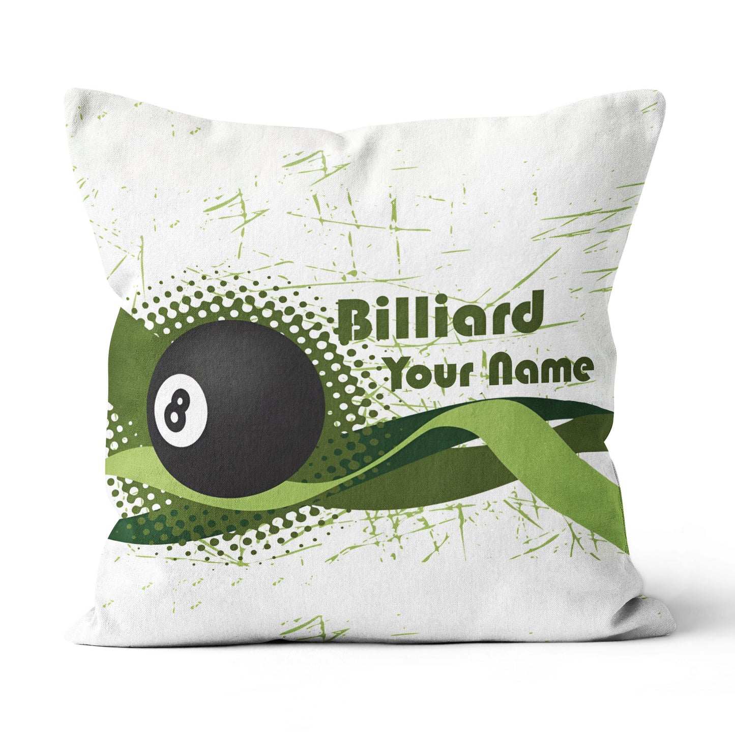 Personalized Green 8 Ball Billiards Pillow Custom Gifts For Pool Players VHM0852