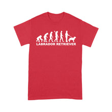 Load image into Gallery viewer, Funny Labrador Retriever Dog Evolution T-shirt FSD3777 D02