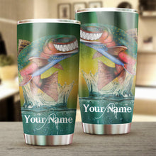 Load image into Gallery viewer, 1pc funny Trout fly fishing rainbow trout ChipteeAmz&#39;s art Custom Stainless Steel Tumbler Cup AT064