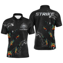 Load image into Gallery viewer, Custom Polo Bowling Shirt for Men, Strike Men Bowlers Jersey Short Sleeve NBP103