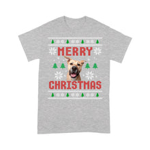 Load image into Gallery viewer, Custom Pet Face Dog Mom, Dog Lover Gift Ugly Christmas shirts NQSD7 - Standard T-shirt