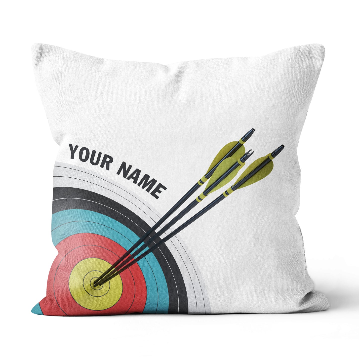 Personalized Archery 3d Target Pillow Best Custom Throw Pillows Gifts TDM0746