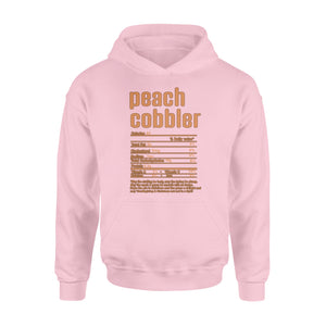 Peach cobbler nutritional facts happy thanksgiving funny shirts - Standard Hoodie