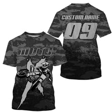 Load image into Gallery viewer, Camouflage motocross jersey UPF30+ custom men women kid dirt bike MX racing off-road motorcycle NMS974