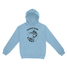 Load image into Gallery viewer, Custom Marlin Fishing Hoodie shirt To Wear Deep Sea Fishing, Offshore Fishing Boat Outfits IPHW3880