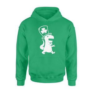 Irish T-Rex Dinosaur Clover Hat st paddys gifts St. Patricks hoodie NQS153