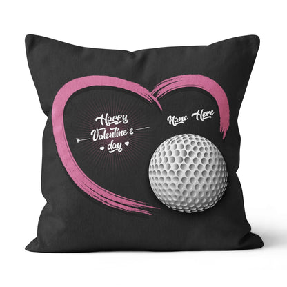 Custom Valentines Day Golf Gifts For Golfer Personalized Golf Pillow LDT1194