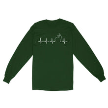 Load image into Gallery viewer, Men’s Rabbit hunting Shirt, Rabbit Pulse Heartbeat Long sleeve - FSD3787 D06