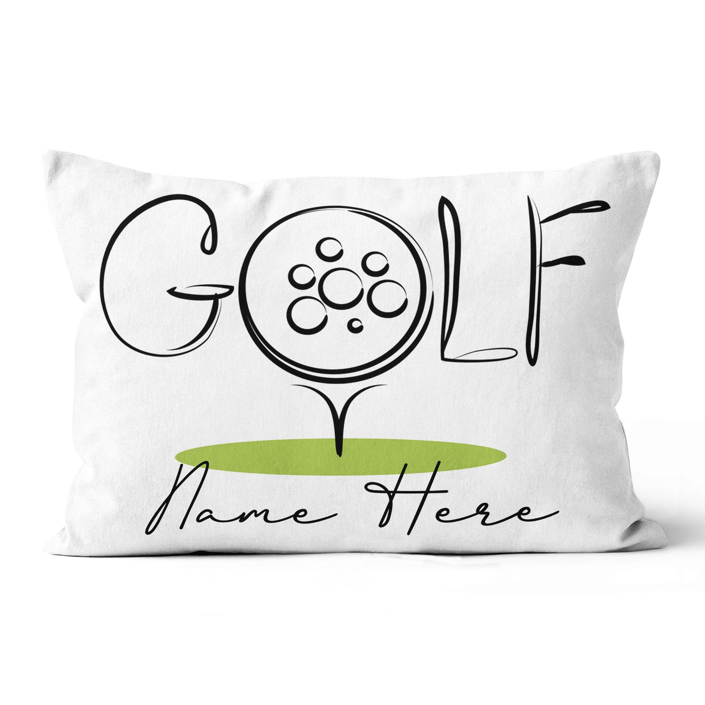 Golf Icon Custom Name Golf Pillow Personalized Cool Golfing Gifts LDT1208