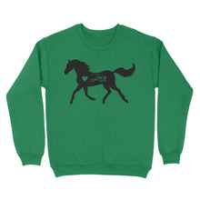 Load image into Gallery viewer, Customized name horse gifts for girls, Gift For Horse Owner, Horse Trainer Gift, Horse Lover Gift, Cowgirl, Riding Tee D06 NQS2682 - Standard Crew Neck Sweatshirt