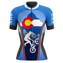 Load image into Gallery viewer, CO Colorado Womens BMX Cycling Jersey Custom Female Cyclist Bicycle Motocross Mountain Biking Riders| NMS803