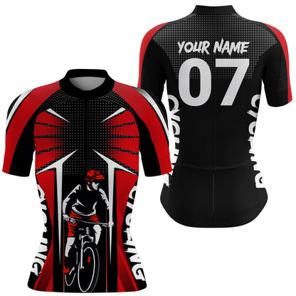 Custom Womens Cycling Jersey Bicycling MTB BMX Biking Downhill Road Cycle Racing| NMS815