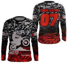 Load image into Gallery viewer, Custom camo motocross jersey UV Protect kid&amp;adult dirt bike extreme MX racing off-road long sleeve| NMS888