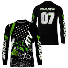Load image into Gallery viewer, Custom ATV Motocross Jersey UPF30+ Quad Bike Shirt Extreme Racing Adult Youth Long Sleeves NMS1340