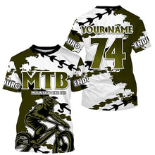 Load image into Gallery viewer, MTB jersey youth UPF30+ mountain biking shirt kids cycling jersey mens bicycle clothes boys girls| SLC260