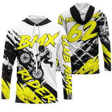 Load image into Gallery viewer, Yellow BMX jersey UPF30+ Off-road bike shirt Cycling gear Adult youth BMX bicycle motocross clothes| SLC85