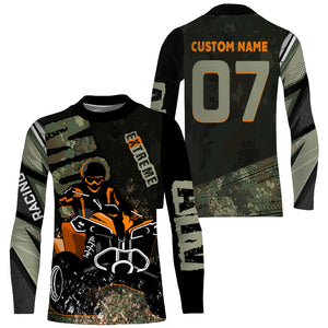 Custom ATV Motocross Jersey UPF30+ Quad Bike Shirt Extreme Racing Adult Youth Off-road Quad NMS1341