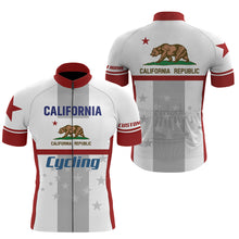 Load image into Gallery viewer, California men &amp; women Cycling jersey with 3 pockets UPF50+ bike shirt full zip MTB BMX gear| SLC157