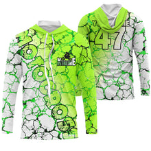 Load image into Gallery viewer, Motocross green neon custom MX jersey UPF30+ kid men women biker extreme dirt racing motorcycle PDT47