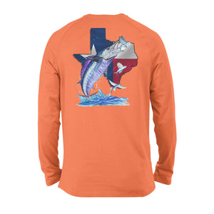 Wahoo season Texas wahoo saltwater fishing - Standard Long Sleeve