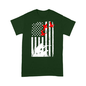 Duck hunting american flag, duck hunting dog NQSD39 - Standard T-shirt