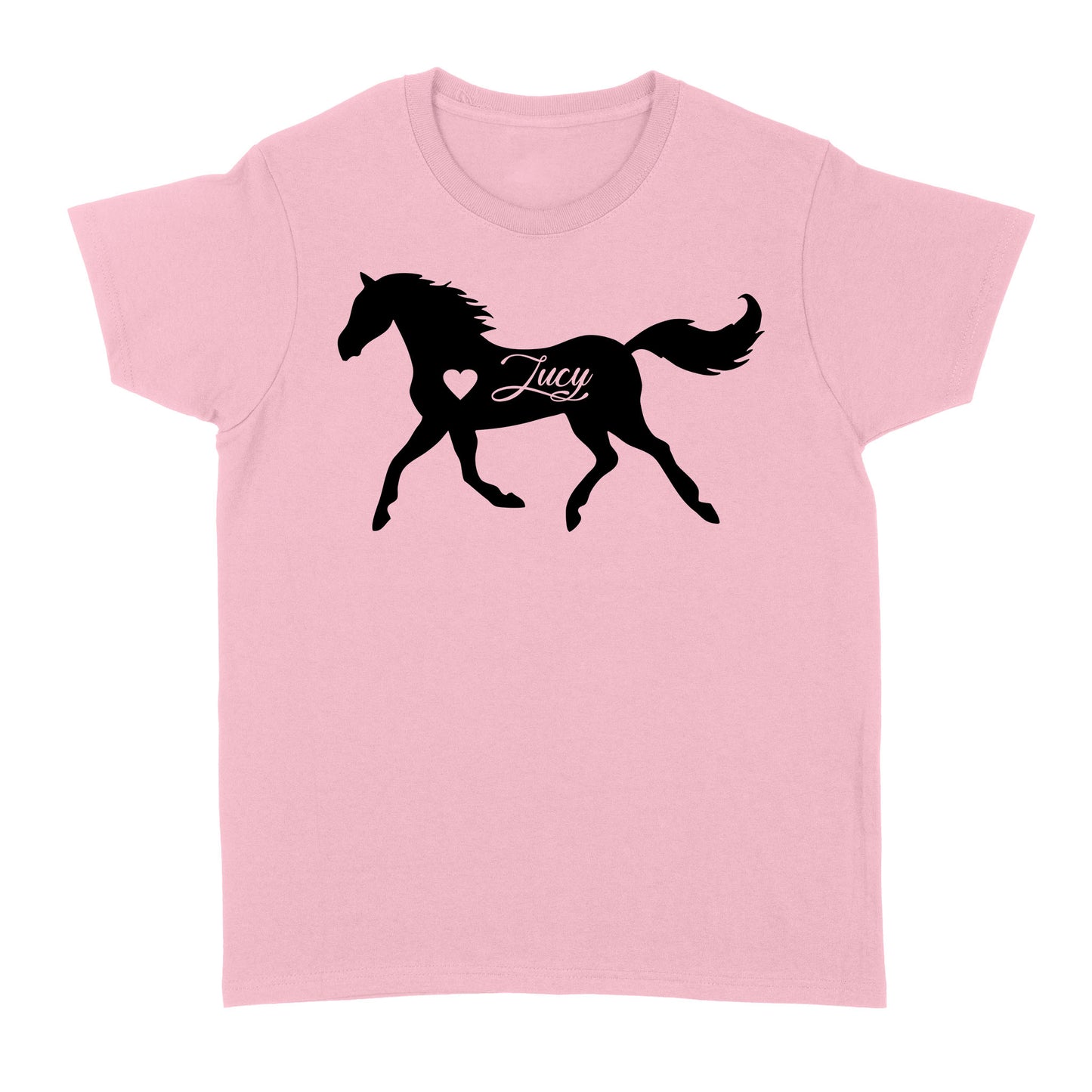 Customized name horse gifts for girls, Gift For Horse Owner, Horse Trainer Gift, Horse Lover Gift, Cowgirl, Riding Tee D06 NQS2682 - Standard Women's T-shirt
