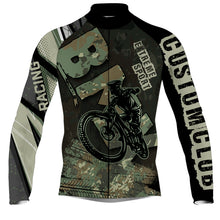 Load image into Gallery viewer, Custom BMX Cycling Jersey Camo Mens Long&amp;Short Sleeve Bicycle Motocross Shirt Road Moutain Biking| NMS782