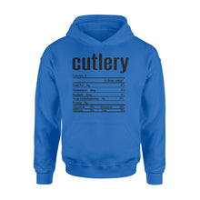 Load image into Gallery viewer, Cutlery nutritional facts happy thanksgiving funny shirts - Standard Hoodie