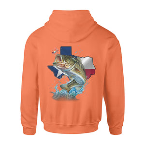 Bass season Texas bass fishing - Standard Hoodie