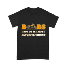 Load image into Gallery viewer, Motorcycle and Bbbb Favorite Things - Biker Men T-shirt, Funny Tee for Rider, Cruiser, Riding Husband| NMS51 A01