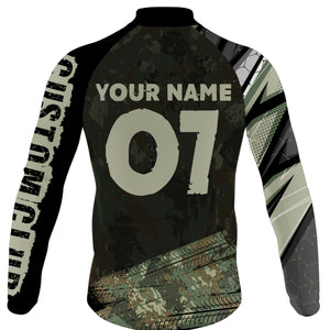 Custom BMX Cycling Jersey Camo Mens Long&Short Sleeve Bicycle Motocross Shirt Road Moutain Biking| NMS782