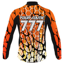 Load image into Gallery viewer, Custom Orange Cycling Jersey MTB BMX Mens Long&amp;Short Sleeve Bicycle Riding Shirt Road Moutain Biking| NMS784