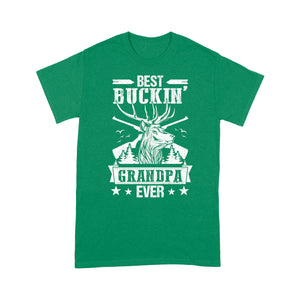 Best buckin' grandpa ever, hunting gifts for grandpa T-shirt TAD02