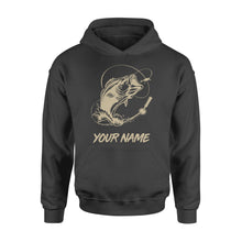 Load image into Gallery viewer, Custom Bass Fishing Hoodie shirts, Personalized Fishing Shirts FFS - IPHW452